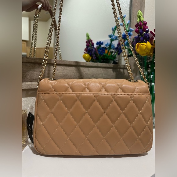 Kate Spade Tan and Gold Quilted Shoulder Bag - Picture 2 of 8